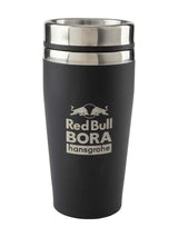 Red Bull Bora Hansgrohe travel thermo mug with logo