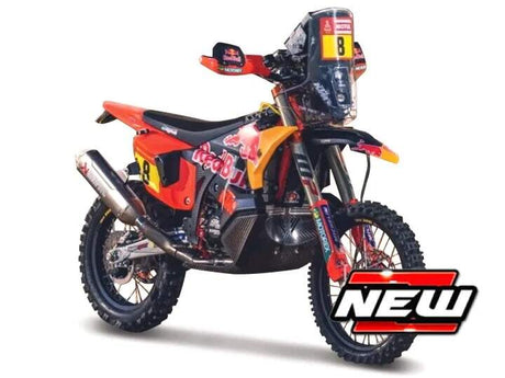 Model motocykla Red Bull KTM 450 Rally Dakar 2024 Toby Price nr.8