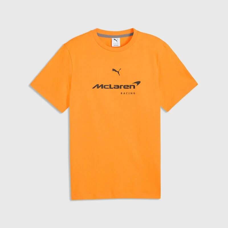 Tričko McLaren F1 oranžové s logom Puma - voľnočasová edícia