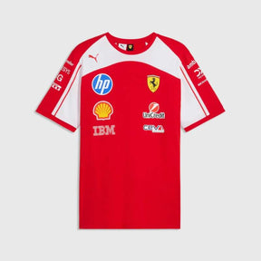 Tričko Scuderia Ferrari F1 x Puma s logami sponzorov - tímová edícia