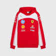Mikina s kapucňou Scuderia Ferrari F1 x Puma s logami sponzorov - tímová edícia