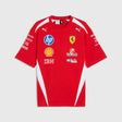 Tričko Scuderia Ferrari F1 s logami sponzorov x Puma - DRIVERS edícia