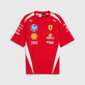 Tričko Scuderia Ferrari F1 s logami sponzorov x Puma - DRIVERS edícia