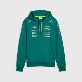 Aston Martin F1 hoodie with sponsor logos - team edition