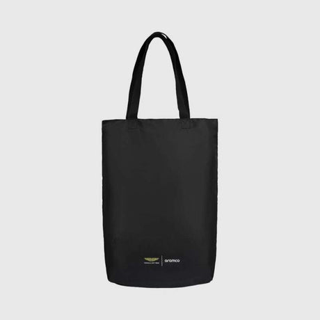 Aston Martin F1 shopping bag with logo, black