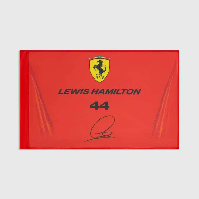 Vlajka Scuderia Ferrari F1 - Lewis Hamilton #44