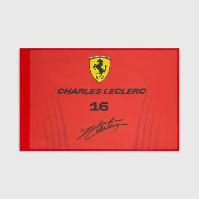 Vlajka Scuderia Ferrari F1 - Charles Leclerc #16