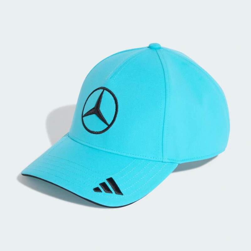 Modrá šiltovka George Russell Mercedes AMG Petronas F1 x Adidas - tímová edícia
