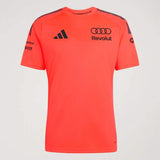 Tričko Audi Revolut F1 červené s logami sponzorov x Adidas - tímová edícia