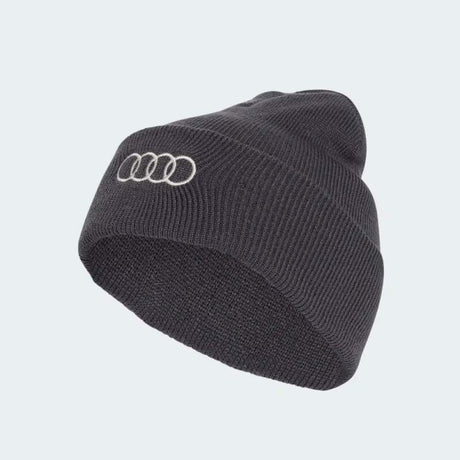 Zimná čiapka Audi Revolut F1 tmavosivá x Adidas - tímová edícia