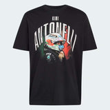 Adidas Mercedes AMG Petronas F1 KIMI ANTONELLI edition T-shirt, black GRAPHIC