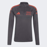 Športová mikina Audi Revolut F1 sivá s logami sponzorov x Adidas - tímová edícia