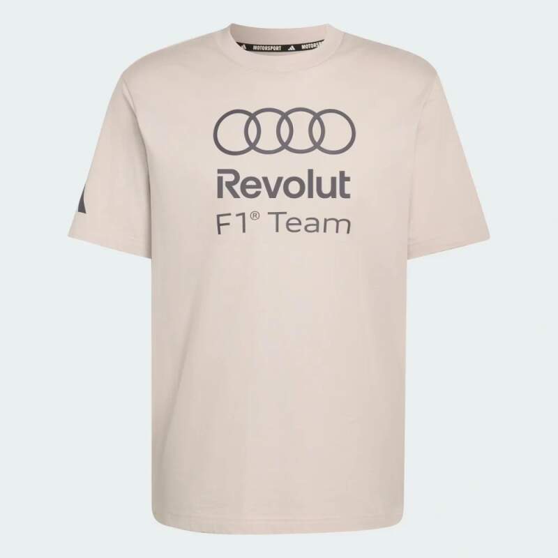 Tričko Audi Revolut F1 béžové x Adidas - voľnočasová edícia