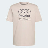Tričko Audi Revolut F1 béžové x Adidas - voľnočasová edícia