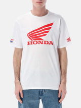 Fanúšikovské tričko HRC Honda s veľkým logom biele