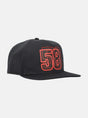 Marco Simoncelli 58 flat-brim cap
