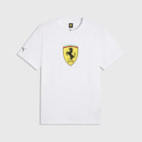 Fanúšikovské tričko Scuderia Ferrari F1 s logom biele
