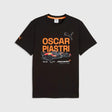 Oscar Piastri McLaren F1 black T-shirt - fan edition