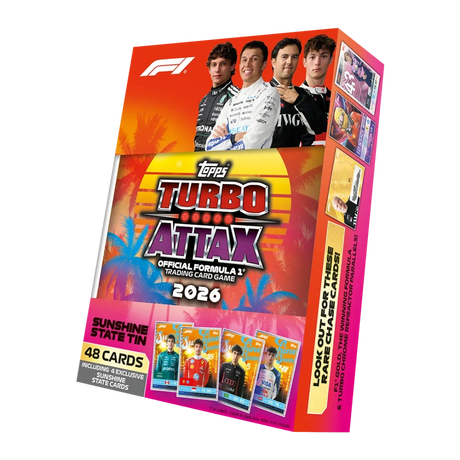 Topps Turbo Attax Formula 1 2026 – Mega Tin Sunshine State