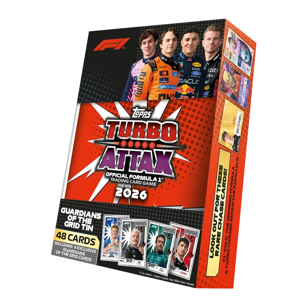 Topps Turbo Attax Formula 1 2026 – Mega Tin Guardians of the Grid