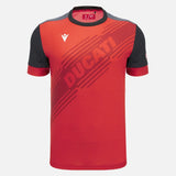 Ducati x Macron Sports T-Shirt with Logo – Red