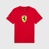 Fanúšikovské tričko Scuderia Ferrari F1 x Puma s veľkým štítom – červené
