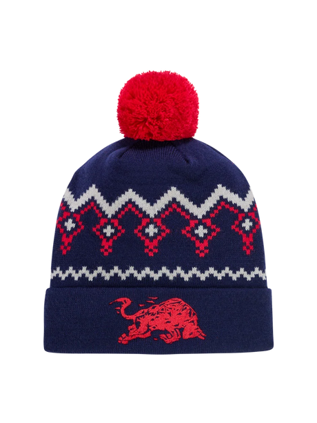 Red Bull Ring Bobble Beanie with Logo – Christmas Edition