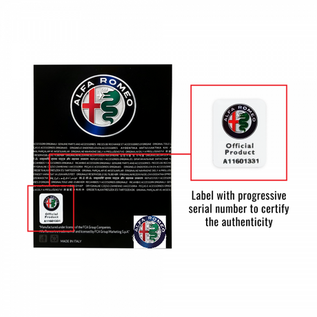 Alfa Romeo nálepka 3D