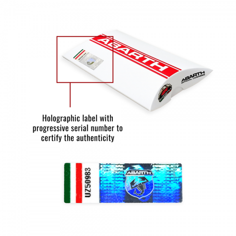 Abarth TRICOLOR keyring multicolour