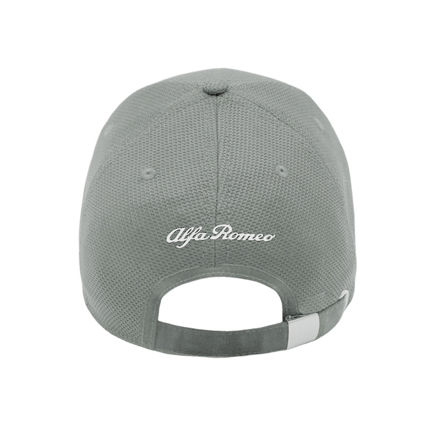 Alfa Romeo logo cap grey