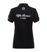 Alfa Romeo F1 Team dámska tímová polokošeľa čierna