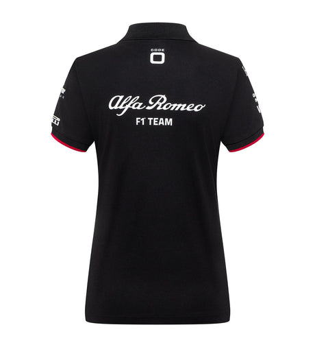 Alfa Romeo F1 Team dámska tímová polokošeľa čierna