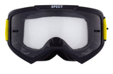 Red Bull Spect EVAN motocross goggles, black with clear lens