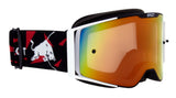 Red Bull Spect TORP motocross goggles black and white with red lens