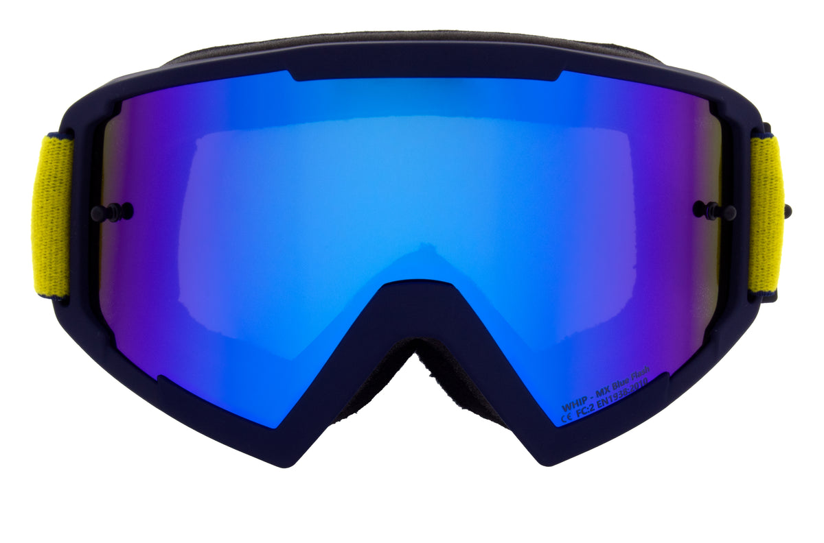 Red Bull Spect motokrosové okuliare WHIP modré s modrým sklom