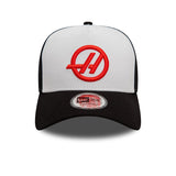 Haas F1 MoneyGram cap EF with large logo, white