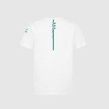 Aston Martin F1 Team kids' GRAPHIC fan T-shirt white – 152 CM
