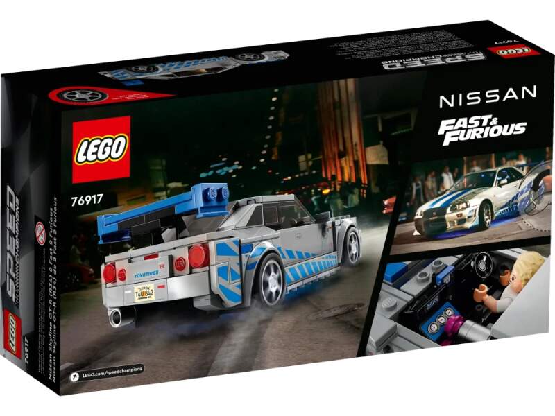 LEGO stavebnica model Rýchlo a zbesilo 2 Nissan Skyline GT-R34