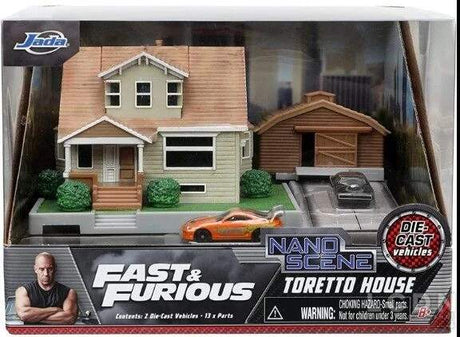 Diorama – Fast & Furious Toyota Supra – Dodge Charger