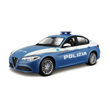 Model Bburago stavebnica Alfa Romeo Giulia Polizia