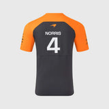 Tímové tričko McLaren F1 Lando Norris so sponzorskými logami – tmavosivé