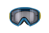 Red Bull Spect WHIP motocross goggles neon blue with clear lens