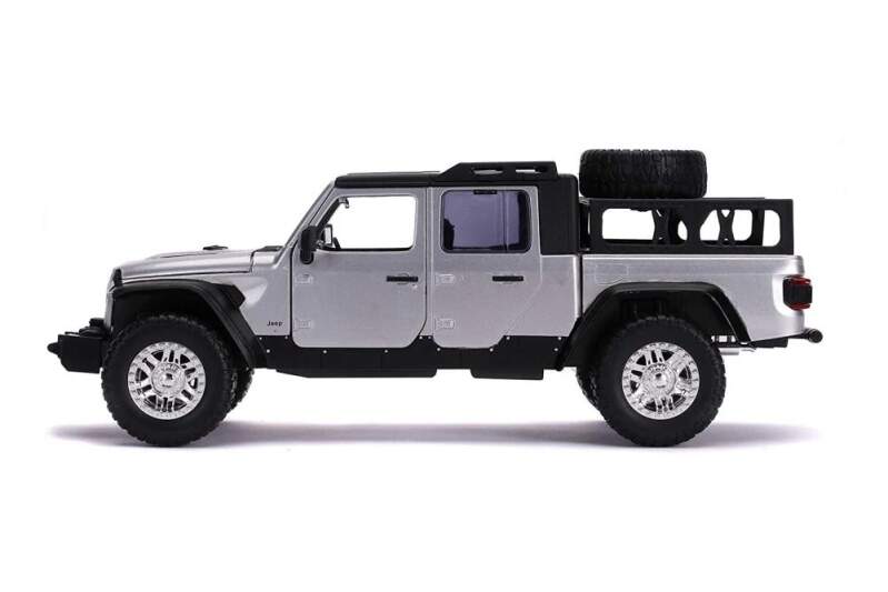 Model Rýchlo a zbesilo JEEP Gladiator 2020 1:24 sivý