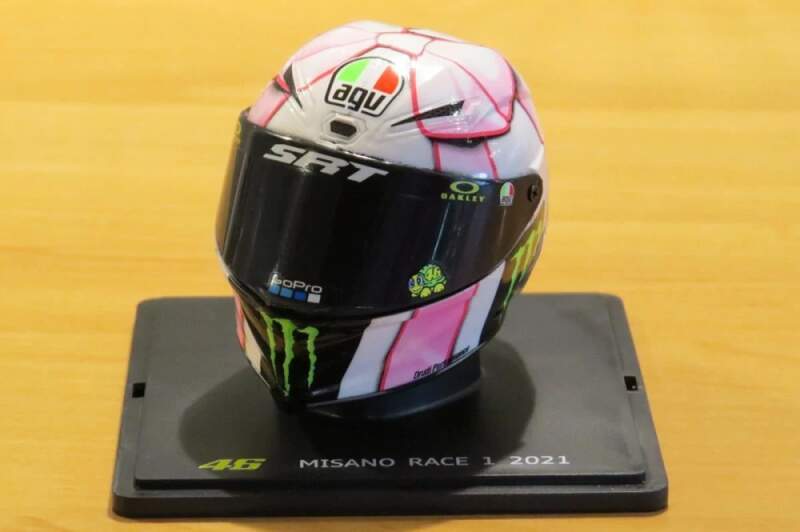 Model prilby MotoGP Valentino Rossi Misano 2021