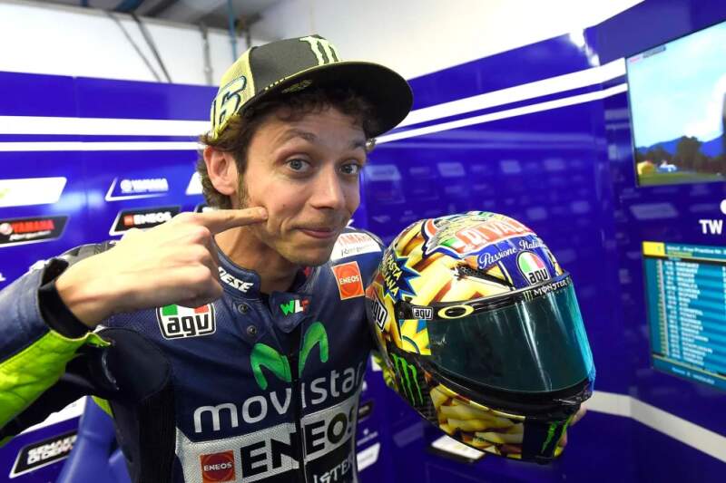 Model prilby MotoGP Valentino Rossi Mugello 2014