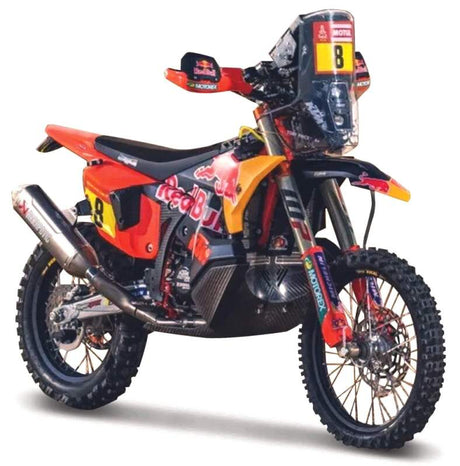 Model motocykla Red Bull KTM 450 Rally Dakar 2024 Toby Price nr.8