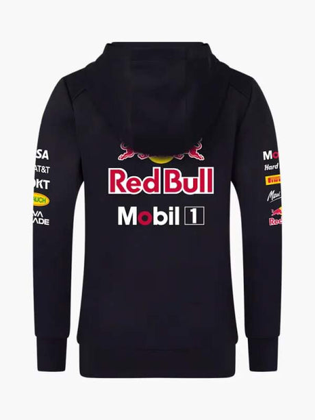 Detská mikina na zips Oracle Red Bull Racing s logami sponzorov - tímová edícia