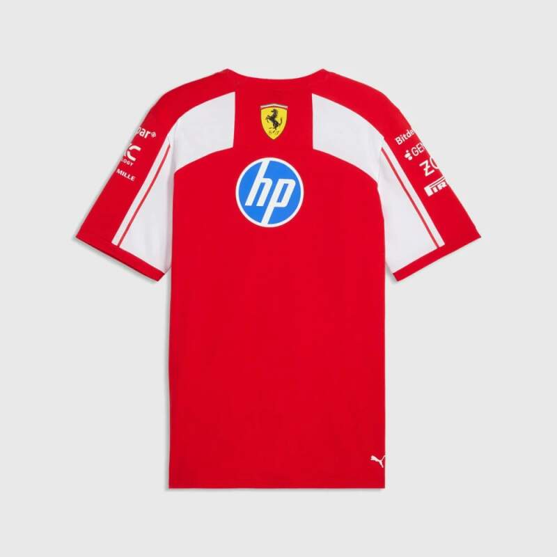 Tričko Scuderia Ferrari F1 x Puma s logami sponzorov - tímová edícia