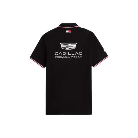 Čierna polokošeľa Cadillac F1 x Tommy Hilfiger - tímová edícia