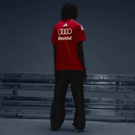 Tričko Audi Revolut F1 červené s logami sponzorov x Adidas - tímová edícia